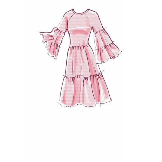 McCall&rsquo;s Journee Dress Sewing Pattern M8110 (6-14) image number 3