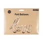 Rose Gold Cursive Love Foil Balloon image number 3