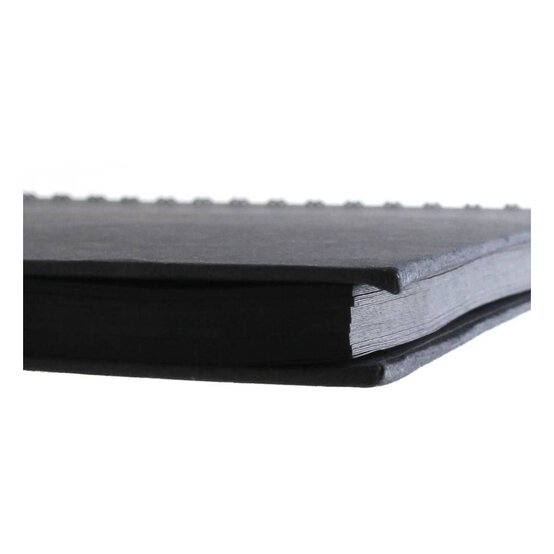 Spiral Bound Black Scrapbook 8 x 8 Inches image number 3