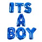 Blue It&rsquo;s a Boy Foil Balloon Set image number 1