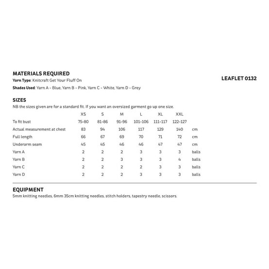 Knitcraft Graphic Jumper Digital Pattern 0132 image number 2