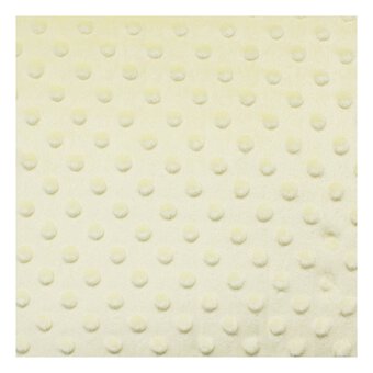 Lemon Soft Dimple Fleece Fabric by the Metre