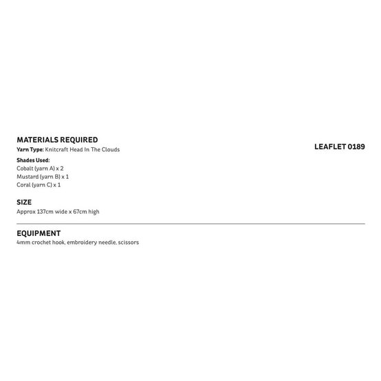 Knitcraft Granny Stripe Shawl Digital Pattern 0189 image number 2