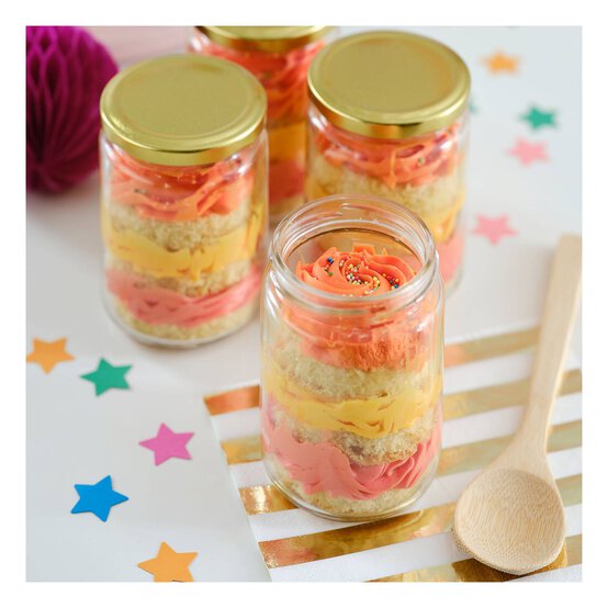 Clear Round Glass Jars 300ml 12 Pack