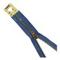 YKK Jeans Blue Brass Jeans Zip 15cm image number 1