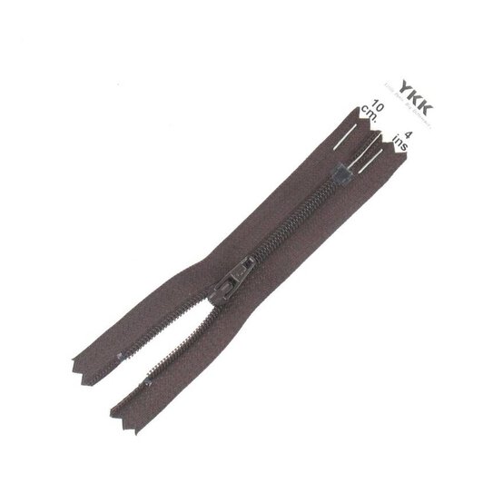 YKK Brown Dress and Skirt Zip 10cm image number 1
