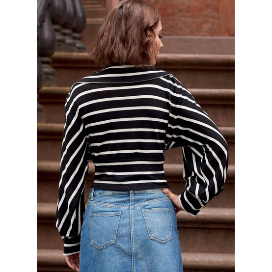 McCall&rsquo;s Beverley Tops Sewing Pattern M8145 (16-24) image number 6