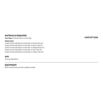 Knitcraft Crochet Rug Digital Pattern 0161