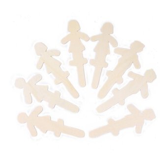 Wooden People 8 Pack