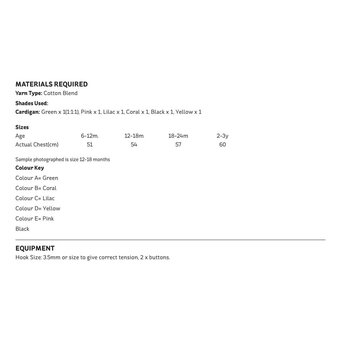 Knitcraft Katie Jones Kids' Romper Digital Pattern 0094