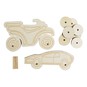 Make Your Own Wooden Car and Motorbike Racer 2 Pack image number 2