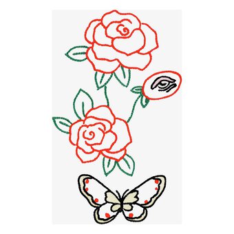 FREE PATTERN DMC Lover's Eye Plant Embroidery 0253