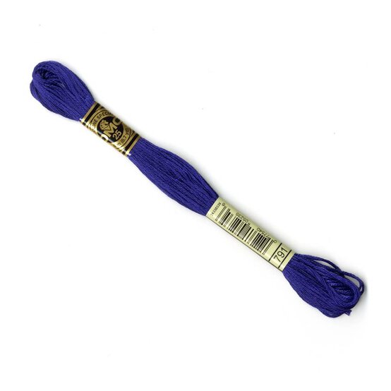 DMC Blue Mouline Special 25 Cotton Thread 8m (791) image number 1