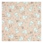 Coral Best Friend Cotton Poplin Fabric by the Metre image number 2
