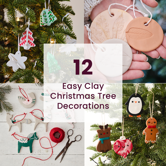 12 Easy Clay Christmas Tree Decorations image number 1