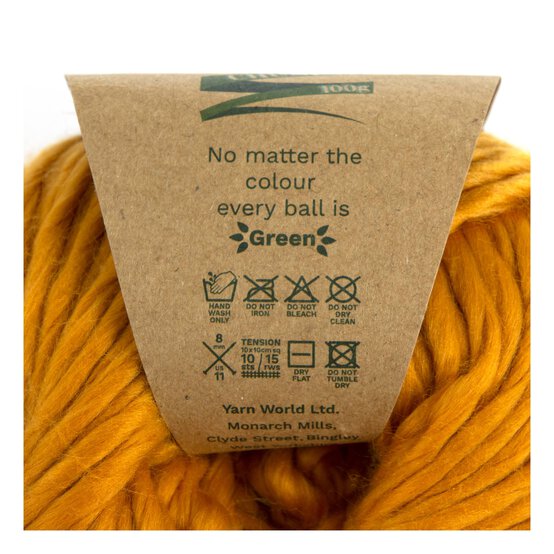Wendy Mustard Knit&rsquo;s Recycled Yarn 100g image number 4