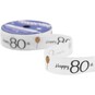 Happy 80th Satin Ribbon 16mm x 4m image number 3