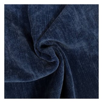 Navy Two Side Brushed Fabric by the Metre