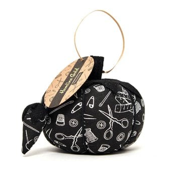 Hemline Gold Black and White Pin Cushion