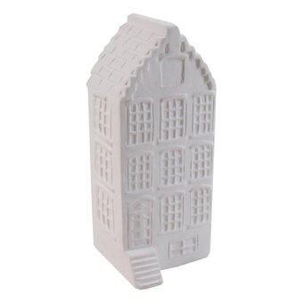 Unglazed Ceramic Town House 17cm