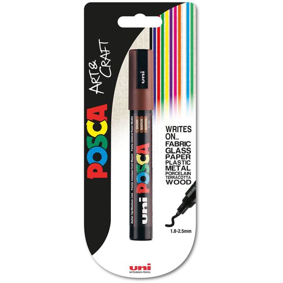 Uni-ball Brown Posca Marker PC-5M image number 3