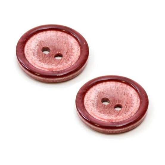 Hemline Wine Basic Knitwear Button 2 Pack image number 1