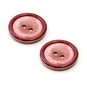 Hemline Wine Basic Knitwear Button 2 Pack image number 1