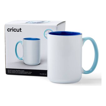 Cricut Ocean Bevelled Mug Blank 425ml