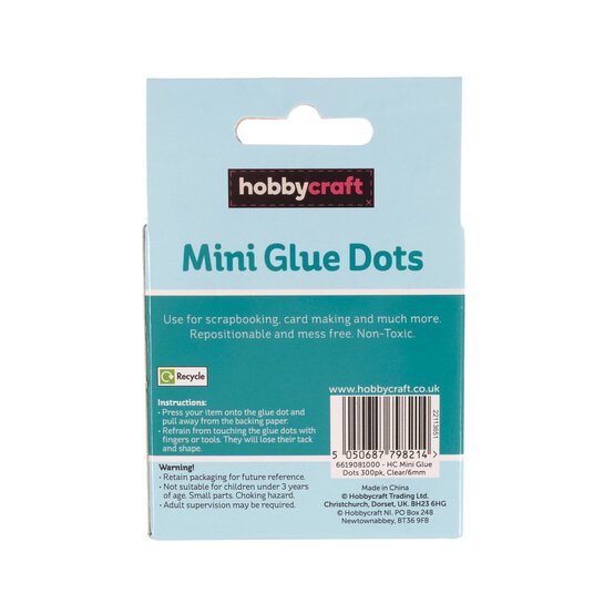 Mini Craft Dots 6mm 300 Pack image number 4