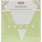 Ginger Ray Beautiful Botanics White Fabric Bunting 5m image number 3