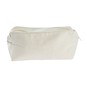 Natural Cotton Zip Pouch 21cm x 8cm x 11cm image number 2