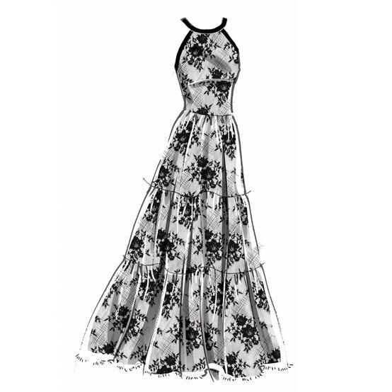 McCall&rsquo;s Journee Dress Sewing Pattern M8110 (16-24) image number 4