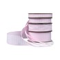 Light Pink Gingham Ribbon 15mm x 4m image number 3