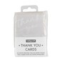 White Vellum Thank You Cards 20 Pack  image number 3
