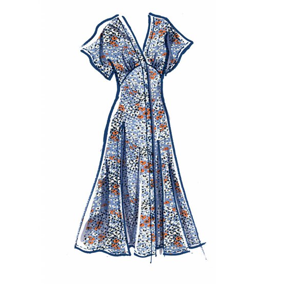 McCall&rsquo;s Dawn Dress Sewing Pattern M8104 (6-14) image number 4