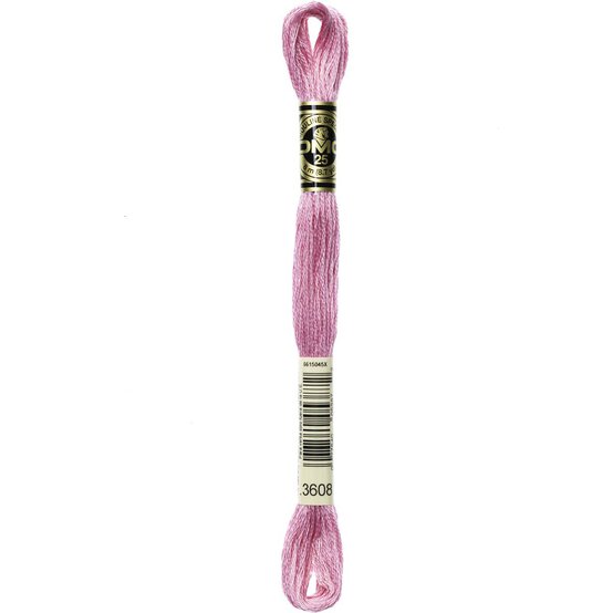 DMC Pink Mouline Special 25 Cotton Thread 8m (3608) image number 3