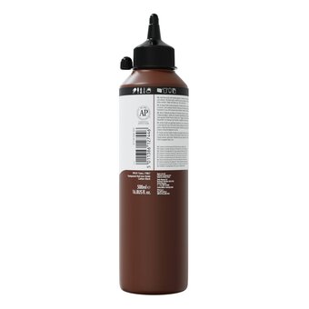 Daler-Rowney System3 Burnt Umber Fluid Acrylic 500ml (223)