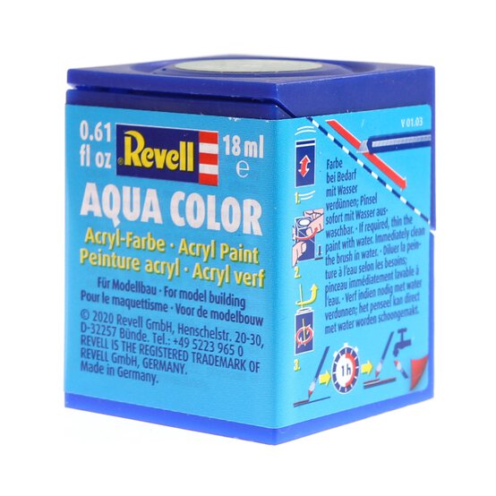 Revell Light Blue Matt Aqua Colour Acrylic Paint 18ml (149) image number 4