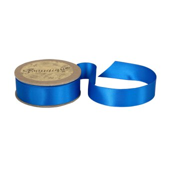 Royal Blue Double-Faced Satin Ribbon 18mm x 5m