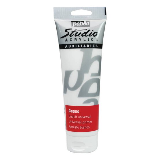 Pebeo Studio White Gesso 250ml image number 1