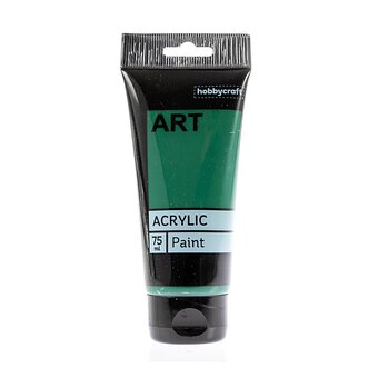 Emerald Green Art Acrylic Paint 75ml