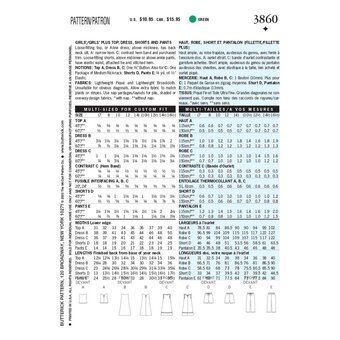 Butterick Girls&rsquo; Separates Sewing Pattern 3860 (11-17)