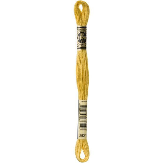 DMC Yellow Mouline Special 25 Cotton Thread 8m (3821) image number 3