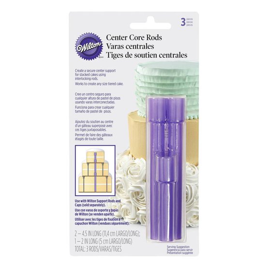 Wilton Plastic Center Core Cake Rods image number 2