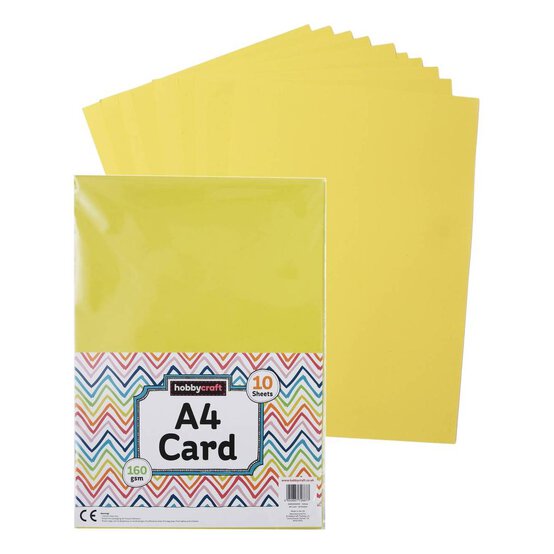 Yellow Card A4 10 Pack image number 4