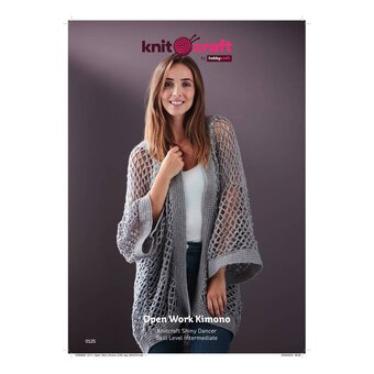 Knitcraft Open Work Kimono Digital Pattern 0125
