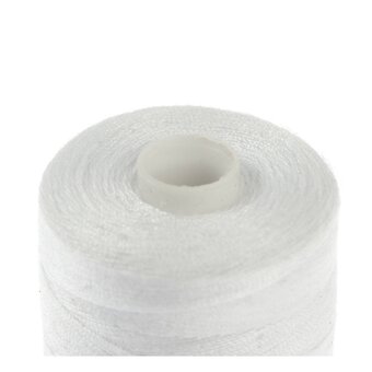 Valuecrafts White Polyester Thread 800m