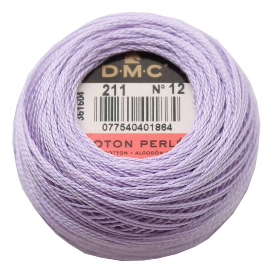 DMC Purple Pearl Cotton Thread on a Ball 120m (211) image number 1