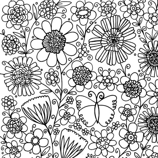 Butterfly Flower Garden Free Pattern Download image number 1