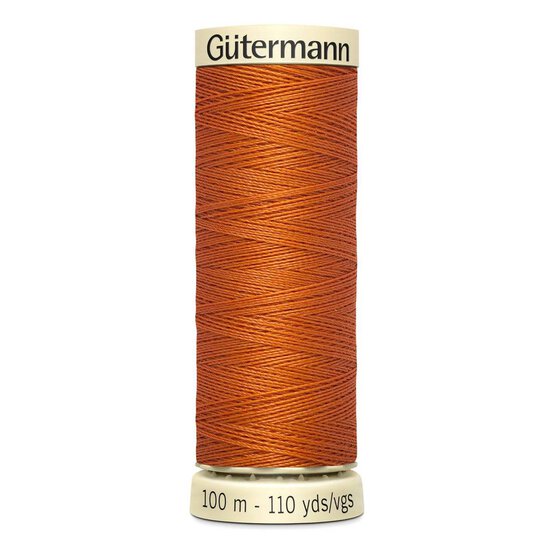 Gutermann Orange Sew All Thread 100m (982) image number 1